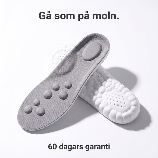 Glovoro massagesulor i grått – gå som på moln